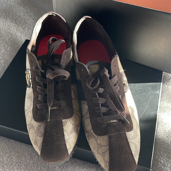 Coach Khaki/Chestnut Style Name IVY SIG PEB EMBS PVC/SDE - Picture 4 of 9